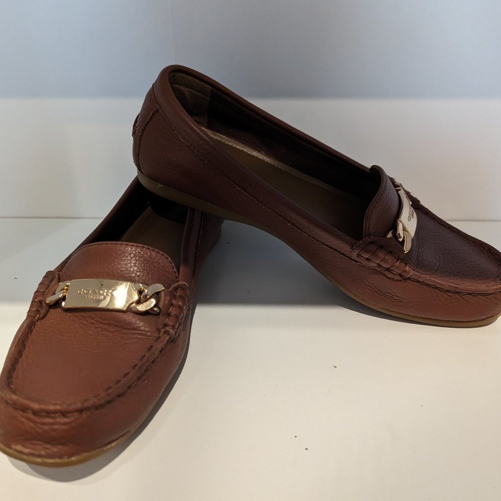 Coach Loafers | Tan | Size 7.5B